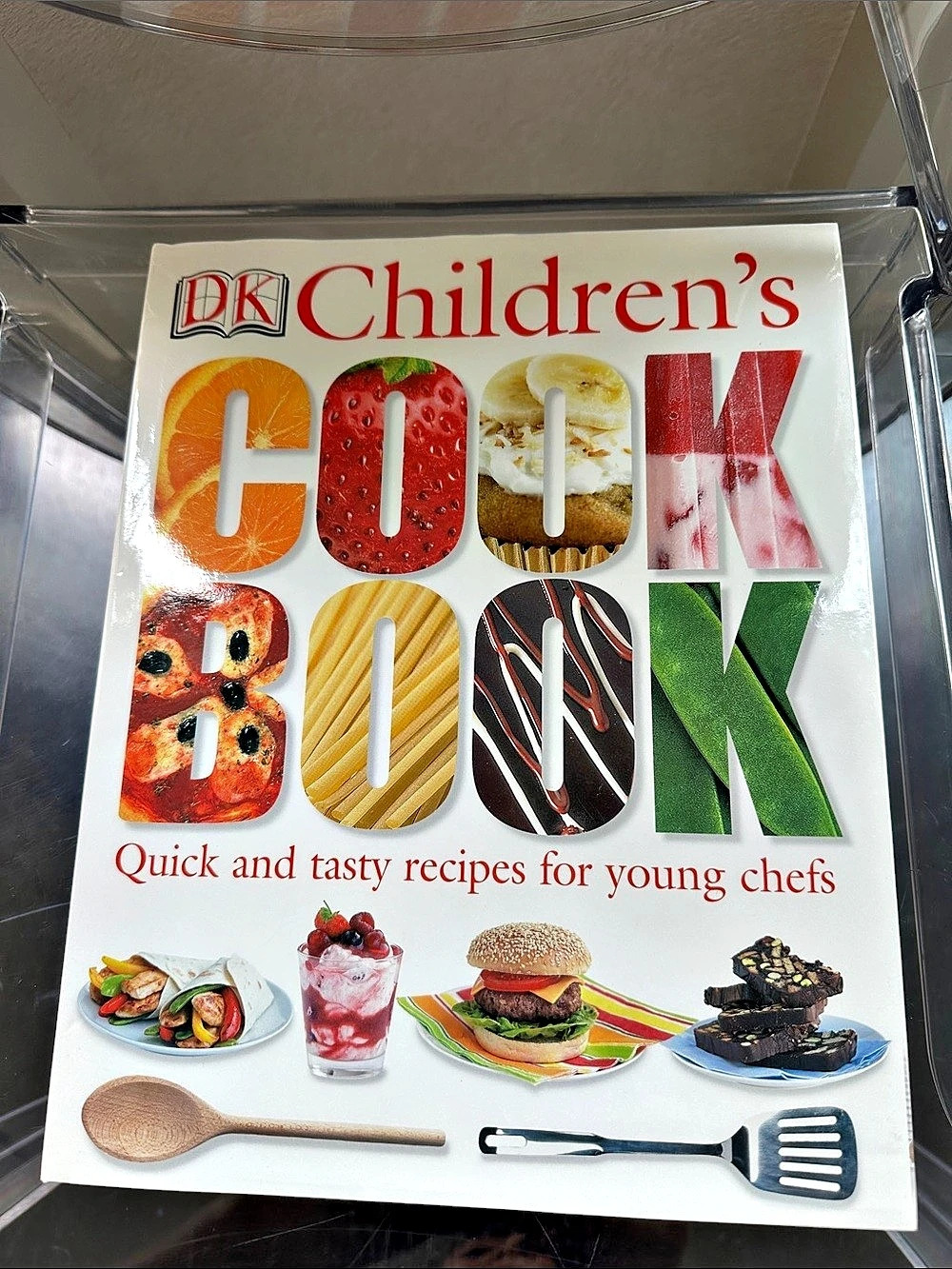DK Children's Cookbook Recipe Book Red & White